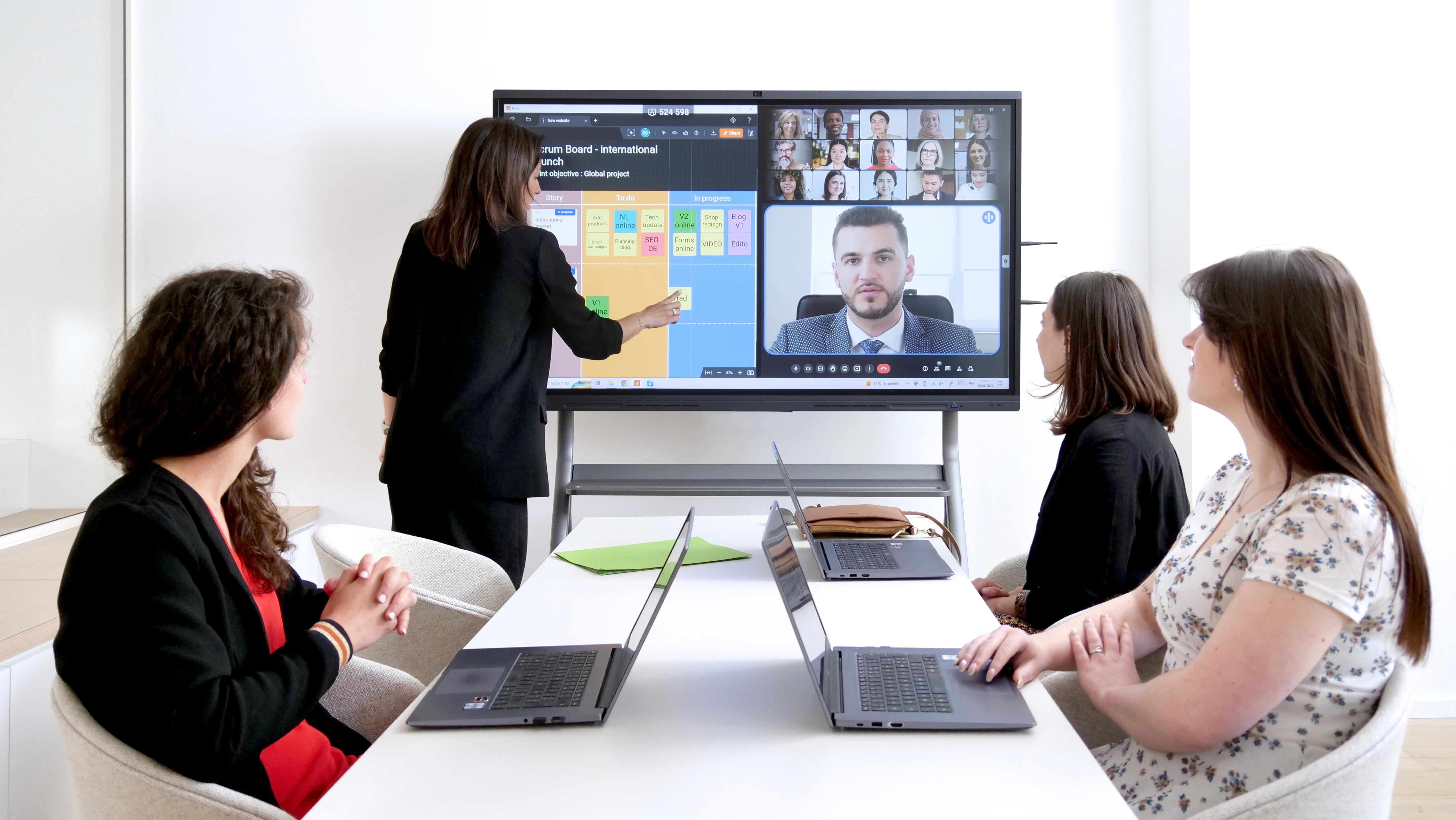 Utilisation pédagogique d’un écran interactif