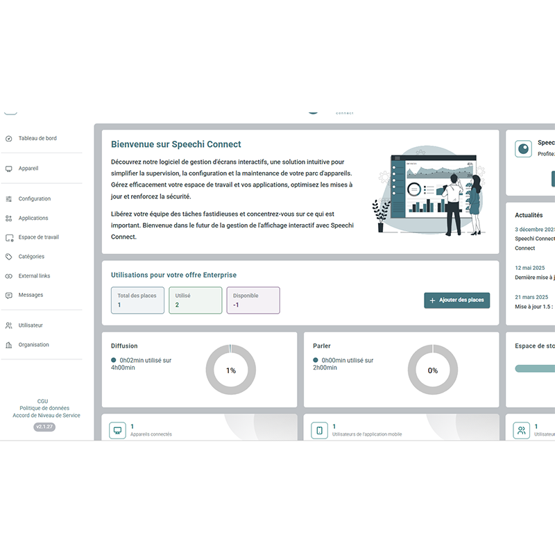 Gestion de vos écrans à distance